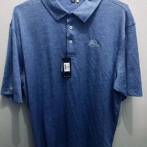 Straight Down Men's Blue La Costa Polo Shirt XL